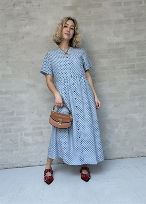 Aliya midi kjole Lyseblå Lollys Laundry 